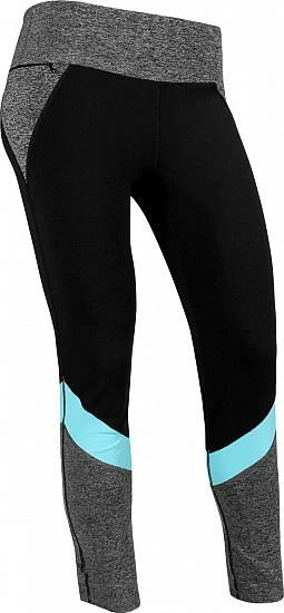 FootJoy Women's Color Block Ankle Length Golf Leggings - Previous Season Style - Image 2