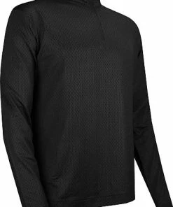 FootJoy Tonal Print Knit Midlayer Quarter-Zip Golf Pullovers - FJ Tour Logo Available