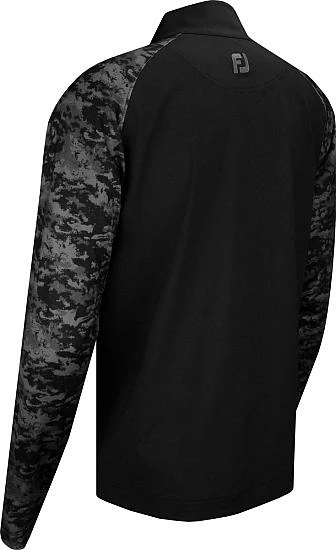 FootJoy Camo Color Block Midlayer Quarter-Zip Golf Pullovers - FJ Tour Logo Available - Image 2