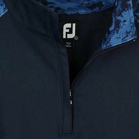 FootJoy Camo Color Block Midlayer Quarter-Zip Golf Pullovers - FJ Tour Logo Available - Image 6