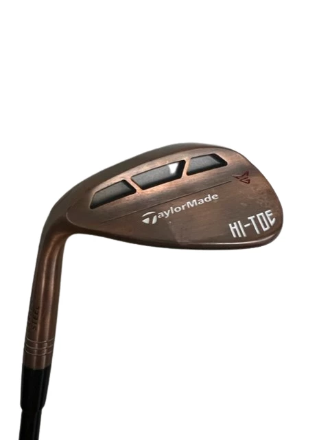 LEFTY TaylorMade Copper HI-TOE 58* Wedge, Black AMT Stiff Flex