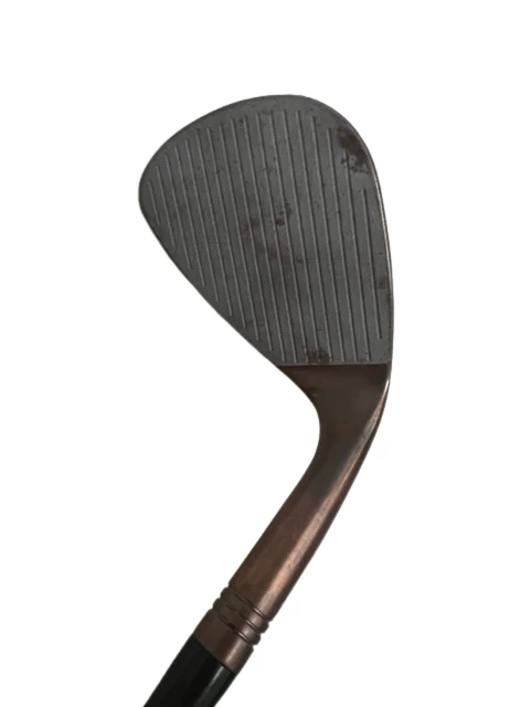 LEFTY TaylorMade Copper HI-TOE 58* Wedge, Black AMT Stiff Flex - Image 2