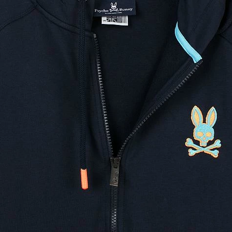 Psycho Bunny Bennett Full-Zip Casual Hoodies - Image 5