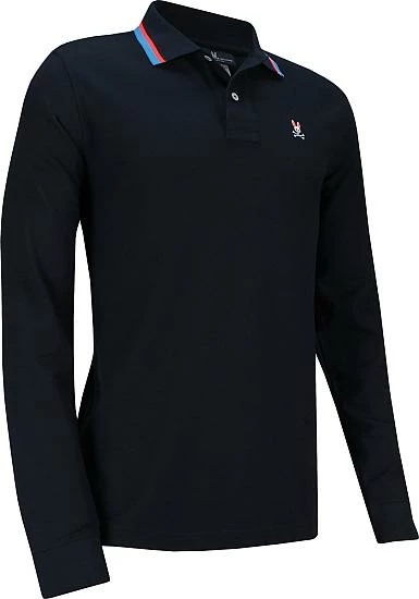 Psycho Bunny Jackson Long Sleeve Golf Shirts - Image 5