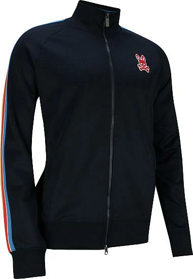 Psycho Bunny Alston Stitched Logo Full-Zip Golf Jackets