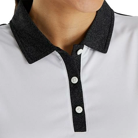 FootJoy Women's Jacquard Back Sleeveless Golf Shirts - FJ Tour Logo Available - Previous Season Style - Image 5