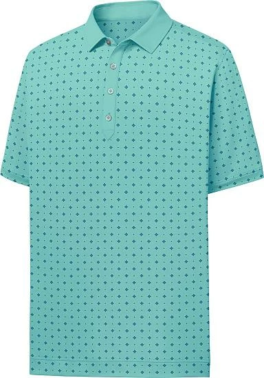 FootJoy ProDry Performance Lisle Deco Print Golf Shirts - Athletic Fit - FJ Tour Logo Available - Image 3