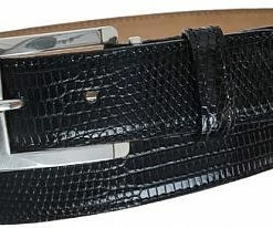 Links & Kings Exotic Lizard Leather Golf Belts