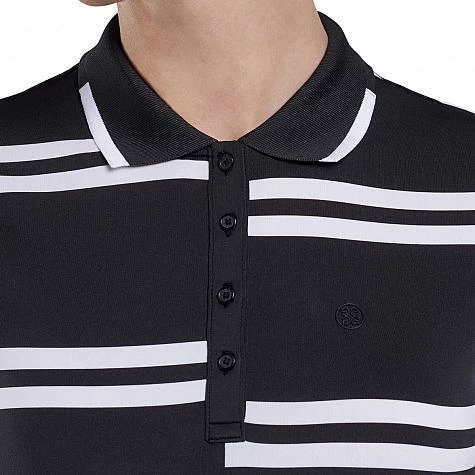 G/Fore Women's Offset Stripe Golf Shirts - Image 5