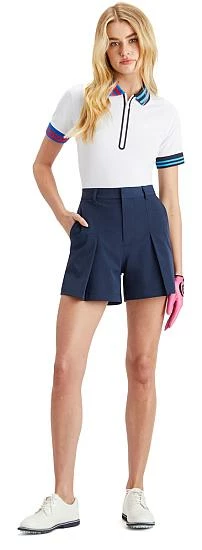 G/Fore Women's Quarter-Zip Embossed Logo Golf Shirts - Image 4