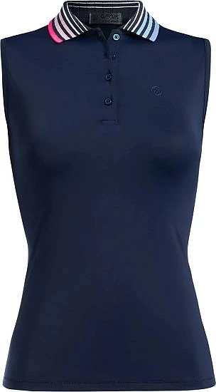 G/Fore Women's Pleated Collar Sleeveless Golf Shirts - Image 5