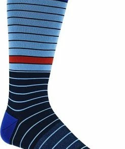 G/Fore Mixed Stripe Crew Golf Socks - Single Pairs