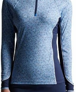 Peter Millar Women's Lightweight Sun Comfort Golf Base Layers - Blue Transfusions
