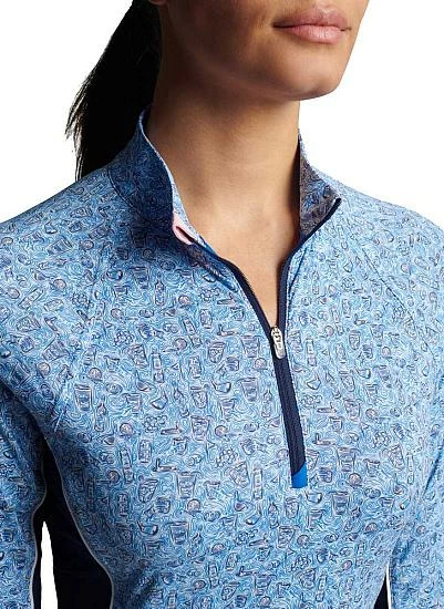 Peter Millar Women's Lightweight Sun Comfort Golf Base Layers - Blue Transfusions - Image 5