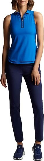 Peter Millar Women's Carner Quarter-Zip Sleeveless Golf Shirts - Image 3