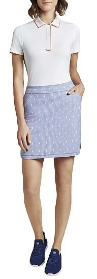 Peter Millar Women's Performance Alice Petal Hem Dominoes Sport Golf Skorts - Image 3