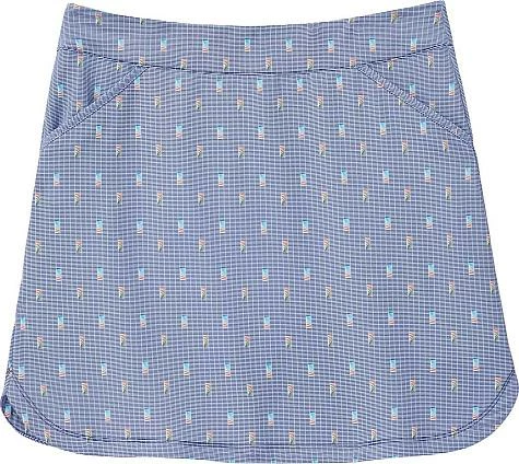 Peter Millar Women's Performance Alice Petal Hem Dominoes Sport Golf Skorts - Image 4