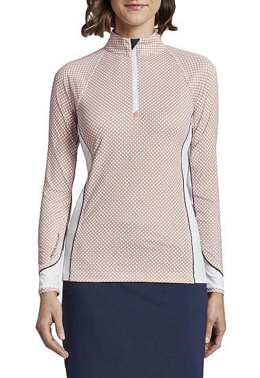 Peter Millar Women's Lightweight Sun Checkerboard Comfort Golf Base Layers