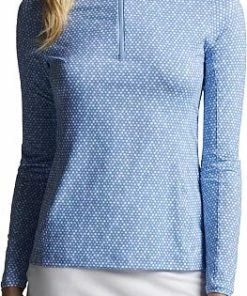 Peter Millar Women's Lightweight Sun Golf Base Layers - Blue Necessities