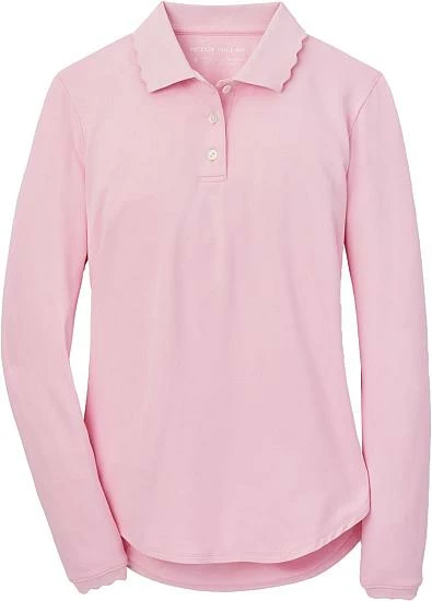Peter Millar Women's Opal Stretch Jersey Long Sleeve Golf Shirts - Image 3