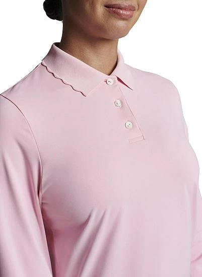 Peter Millar Women's Opal Stretch Jersey Long Sleeve Golf Shirts - Image 4
