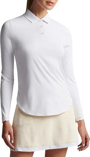 Peter Millar Women's Opal Stretch Jersey Long Sleeve Golf Shirts - Image 5