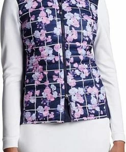 Peter Millar Women's Merge Hybrid Full-Zip Golf Jackets - Picnic Floral