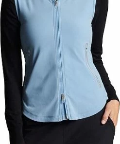 Peter Millar Women's Jameson Flex Adapt Hooded Full-Zip Golf Vests