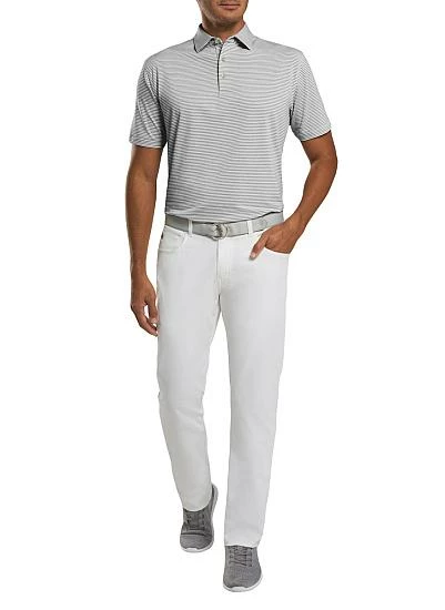 Peter Millar Hales Stripe Stretch Jersey Golf Shirts - Image 6