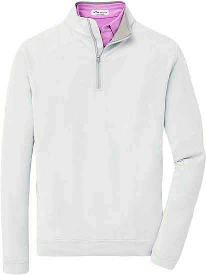 Peter Millar Perth Stretch Loop Terry Quarter-Zip Golf Pullovers - Image 4