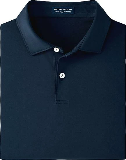 Peter Millar Crown Crafted Solid Performance Jersey Golf Shirts - Tour Fit - Image 3