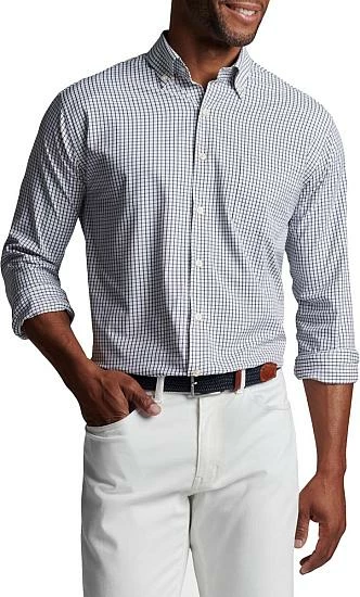Peter Millar Hanford Performance Twill Sport Woven Button-Downs