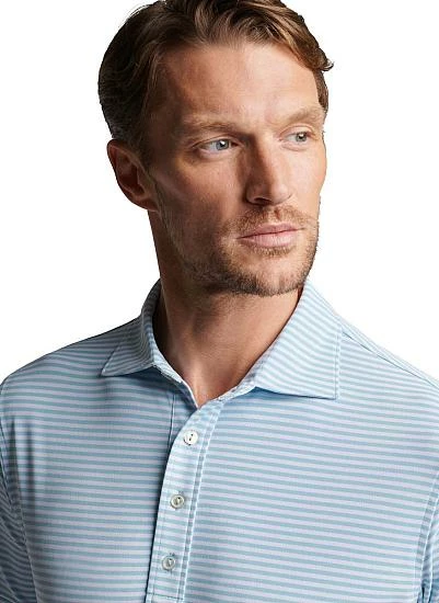 Peter Millar Crown Crafted Mood Performance Mesh Golf Shirts - Image 3
