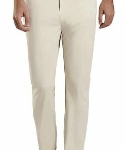 Peter Millar Crown Crafted Stealth Performance Stretch Flat Front Golf Pants - Tour Fit