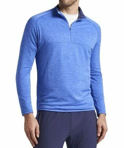 Peter Millar Maven Performance Quarter-Zip Casual Pullovers