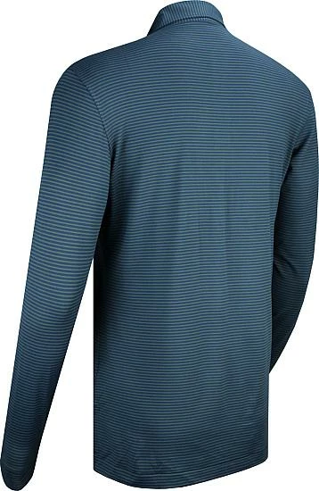 Peter Millar Lyons Stripe Performance Long Sleeve Golf Shirts - Image 5