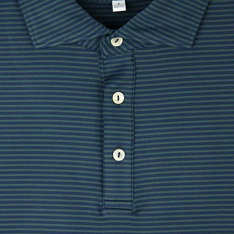 Peter Millar Lyons Stripe Performance Long Sleeve Golf Shirts - Image 6