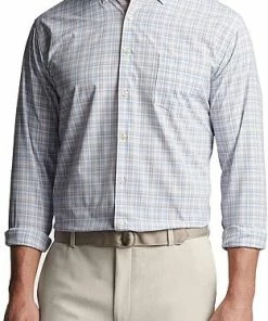 Peter Millar Saltwood Performance Poplin Sport Woven Button-Downs