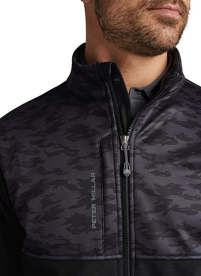 Peter Millar Thermal Block 3L Full-Zip Golf Jackets - Camo - Image 5