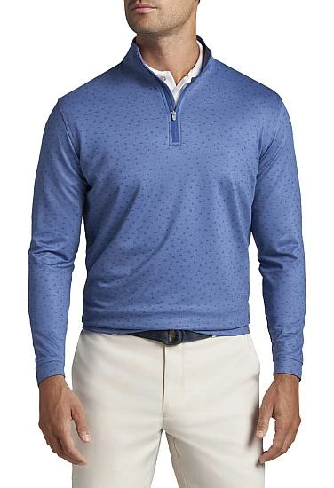 Peter Millar Perth Carts Performance Quarter-Zip Golf Pullovers