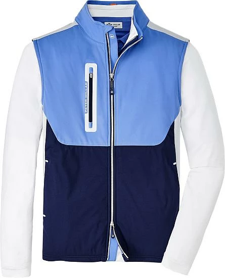 Peter Millar Hyperlight Colorblock Fuse Hybrid Full-Zip Golf Vests - Image 4