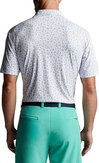 Peter Millar Featherweight Sangria Season Golf Shirts - Image 3
