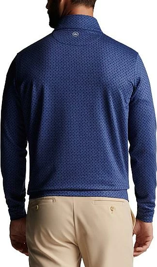 Peter Millar Perth Piña Skullada Performance Quarter-Zip Golf Pullovers - Image 2