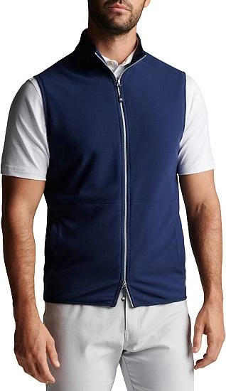 Peter Millar Thermal Flow Micro Fleece Full-Zip Golf Vests