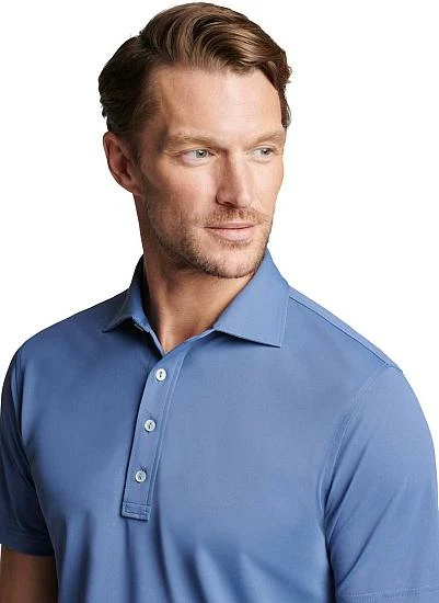 Peter Millar Crown Crafted Soul Performance Mesh Golf Shirts - Tour Fit - Image 4