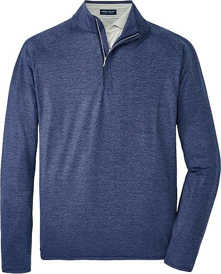 Peter Millar Crown Crafted Stealth Paisley Performance Quarter-Zip Golf Pullovers - Tour Fit - Image 6