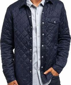 Criquet Quilted Button-Down Golf Jackets