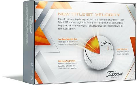 Titleist Velocity Custom Number Personalized Golf Balls - Image 4