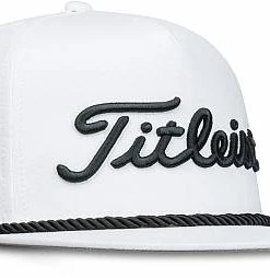 Titleist Tour Rope Flat Bill Snapback Adjustable Golf Hats