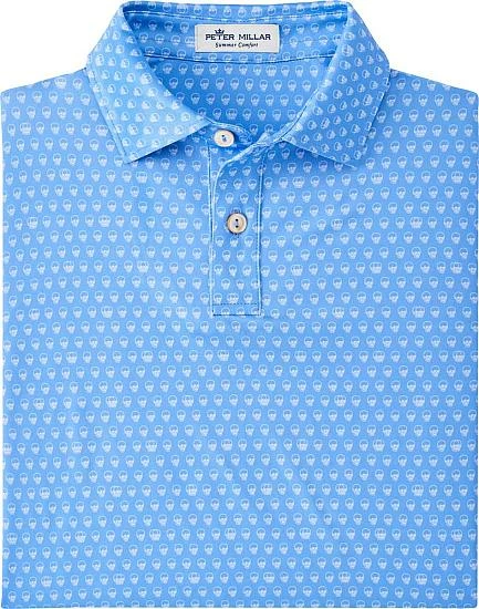 Peter Millar Seeing Double Performance Jersey Junior Golf Shirts